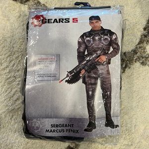 Adult Marcus Fenix Muscle Costume  - Gears of War